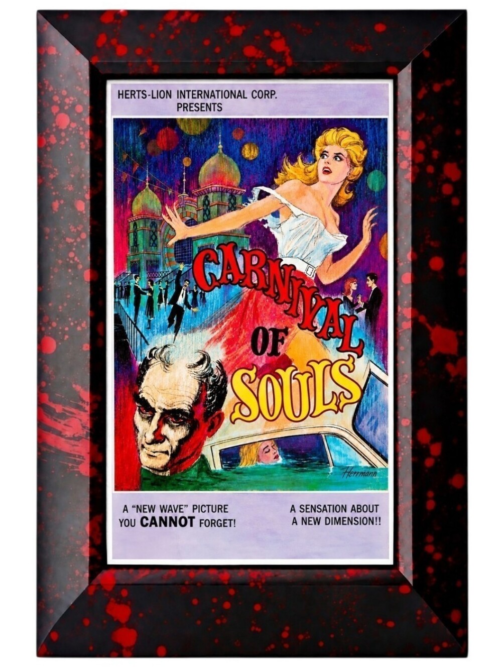 Carnival of Souls 1962 American horrorfilm Vintage Creepy Halloween Framed Art